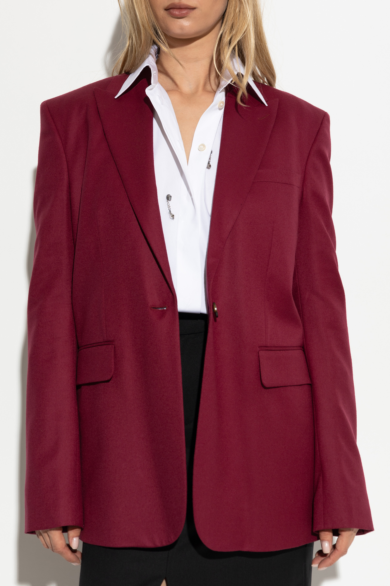 ジャケット Stella McCartney Burgundy wool blazer (650122SSA36 6261) 楽天市場】【数量限定・在庫限り・早い者勝ち！】 ステラ